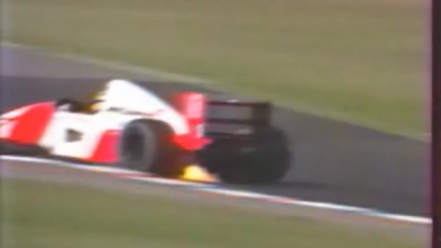 Формула 1. Разворот Сенны на Гран-при Германии 1992 свободные заезды