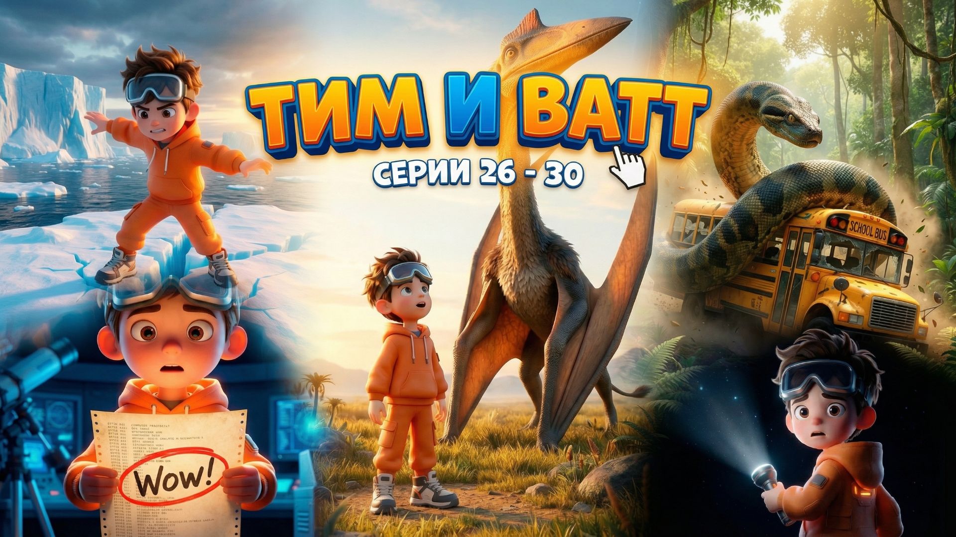 🌍 От инопланетных сигналов до гигантских змей! Большое расследование Тима и Ватта🚀