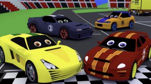 Развивающие машинки Мультфильм для мальчиков и девочек 1-3 серия вместе