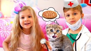 Диана и Рома новые веселые истории