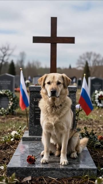 Печаль утраты: верность до конца #друг #память #печаль