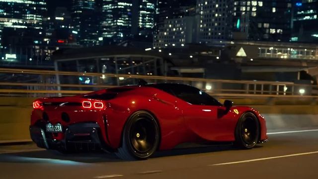 Low And Wide_ Modified Ferrari SF90