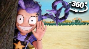 Poppy Playtime 360° VR — Лили заплетает косички «Красный свет, зелёный свет»