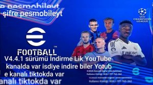 efootball2025 V.4.4.1 Yeni gunceleme