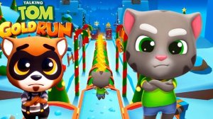 Говорящий Том бег за золотом.Бегите, прыгайте и мчитесь с Говорящим Томом в увлекательной погоне за