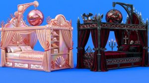 От русалки до королевы вампиров: преображение для вечеринки 🖤