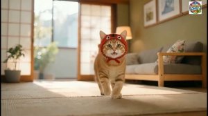 Как мило! Приключения котёнка-тигрёнка с мелками: от раскрашенной мордашки до настоящего шедевра