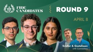 Шахматы Турнир претендентов ФИДЕ 2026 | Прямая трансляция 9-го тура