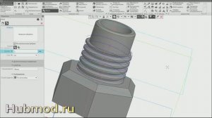 Как нарезать резьбу в Компас 3д
