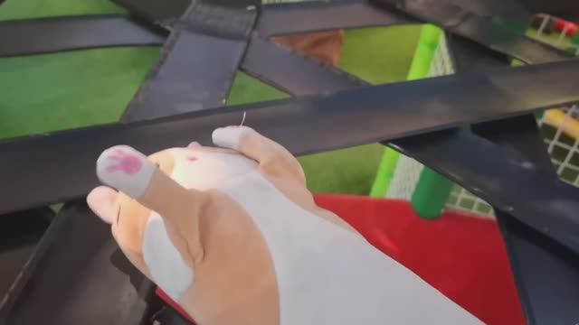 Приключения кота Батона в игровой комнате