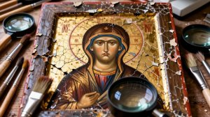 Реставрация иконы XIXв.