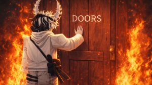 !Я почти победил в death ball в roblox, а также попал в doors!?