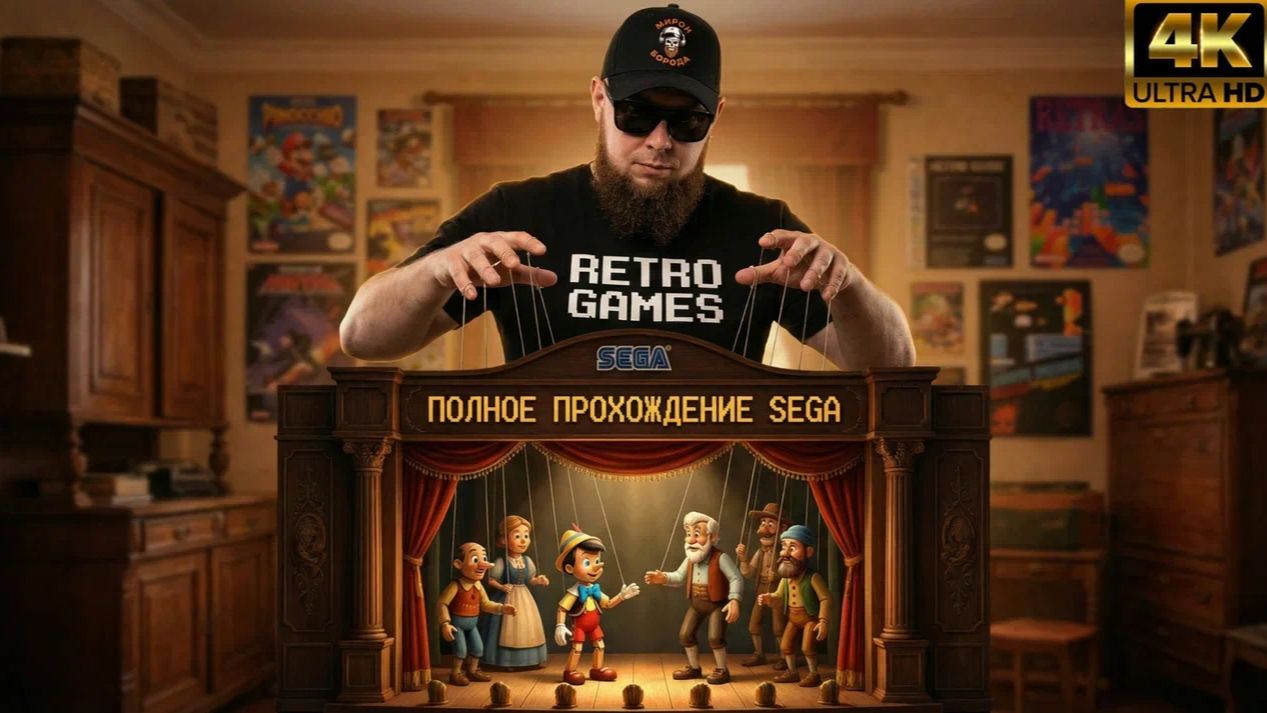 Pinocchio - Полное прохождение(Sega Megadrive-Genesis)