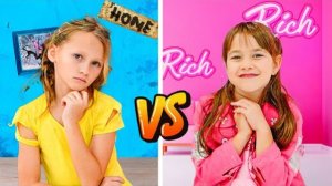 Rich vs Poor Girl и история о разнообразии для детей