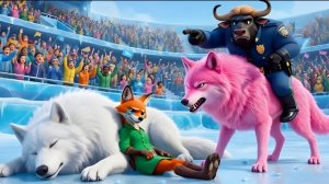 🦊🐺 Ник выигрывает чемпионат по гонкам на волшебных волках 🏆 Зверополис 2