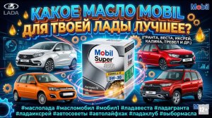 КАКОЕ МАСЛО MOBIL ДЛЯ ТВОЕЙ ЛАДЫ ЛУЧШЕЕ? (ГРАНТА, ВЕСТА, ИКСРЕЙ И ДР.) #anton_mygt