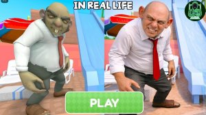 Побег из аквапарка Мистера Брейнса В РЕАЛЬНОЙ ЖИЗНИ Новое обновление #OBBY Все боссы #Roblox