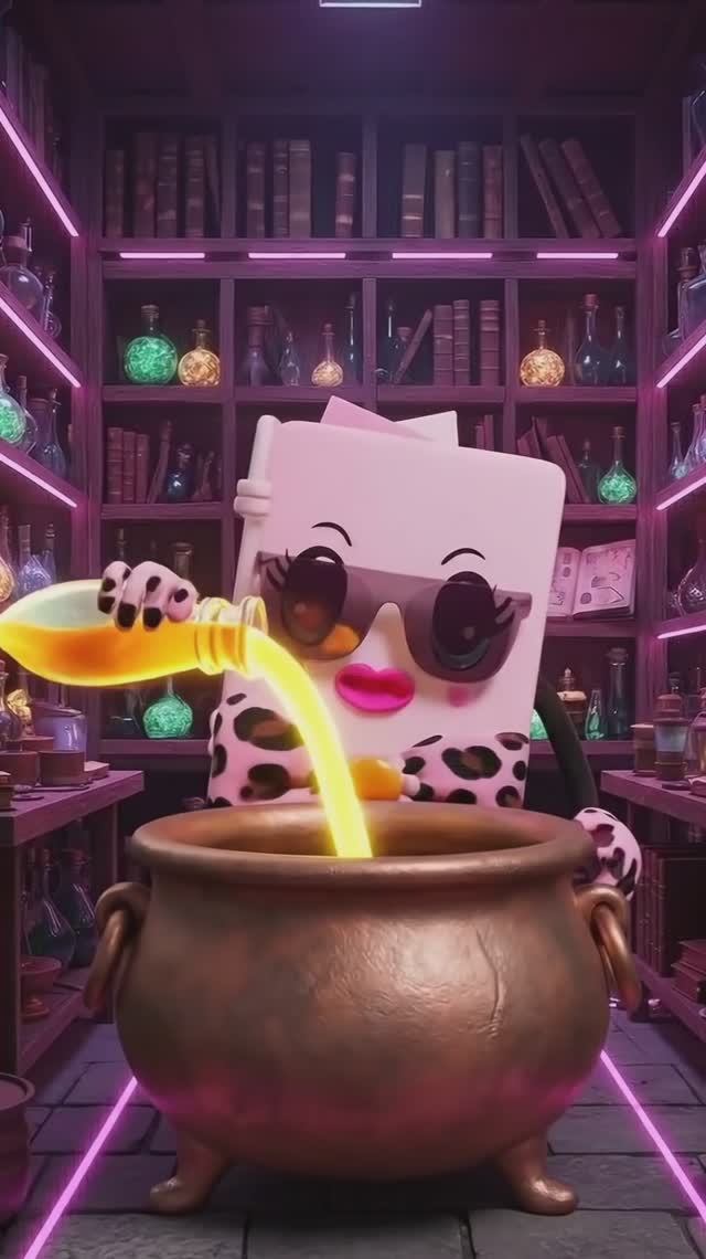 Мультфильм о моде: ЧТО будет, если смешать ЗАКАТ и ГЛИНУ? 🧪✨ Магия Веселой Книжки! #shorts