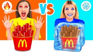 Холодная или Горячая Еда Челлендж | Битвы с Едой