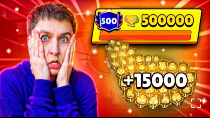 [VitalShark]АПНУЛ 15000 КУБКОВ ЗА 20 МИНУТ😱СПИДРАН 500К - МИРОВОЙ РЕКОРД! БРАВЛВЛ СТАРС