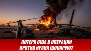 Никто не ожидал...Потери США в операции против Ирана шокируют.последние новости Иран.