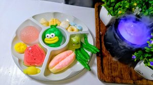 АСМР Распаковка сквишей и антистрессов еды и антистрессы силиконовые вкусняшки 😁