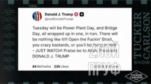 Такер Карлсон в своем отчаянном монологе  назвал   Трампа вором и военным преступником, который не в