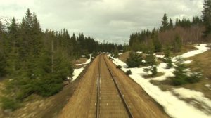 Норвегия из кабины машиниста Nordlandsbanen: весенние пейзажи Северной Европы часть 4