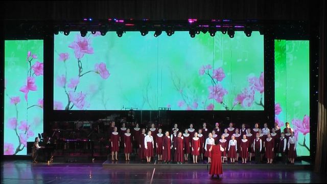 Сводный хор старших классов "Гармония" - Елена Поплянова "Весеннее приветствие"