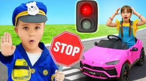 Крис учится безопасности на дороге и правилам дорожного движения