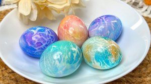 Так яйца на Пасху вы ещё не красили! Самый быстрый и простой способ