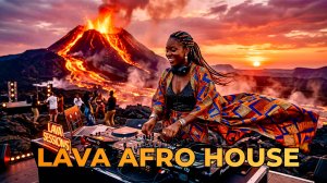 Афро Хаус 2026 🔥 DJ сет на закате у вулкана | Глубокий Afro House микс