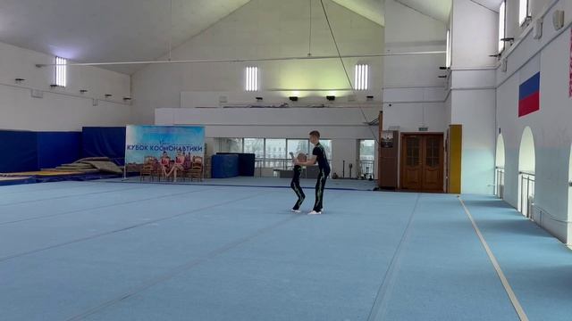 Мужская пара 1 взрослый разряд, Слесаревич Демид - Дворецкий Дмитрий, Темповое упражнение