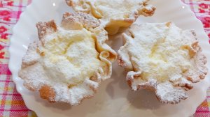 Самый лёгкий рецепт творожного пирожного.