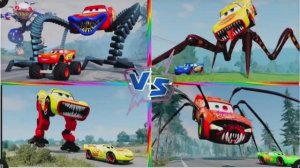 МУЛЬТИКИ: МОНСТР ТРАК МАК ПАУК против БРЭЙН МОЛНИЯ МАКВИН — Эволюция Машин ⚡️