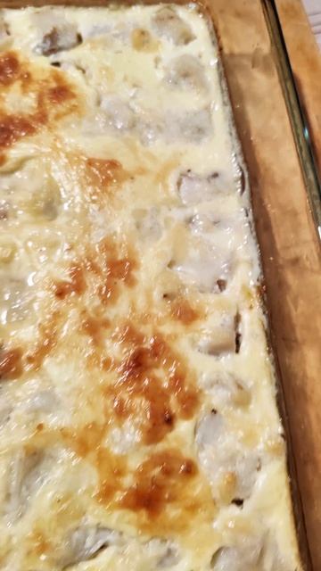 Быстрая вкусная рыбная запеканка 