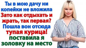 Золовка приняла дачу за отель, но быстро вылетела!| История из жизни | Жизненная История |Аудиокнига