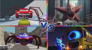 Гонки и приключения: МОЛНИЯ МАКВИН против ГОЛОДНОЙ ЗВЕЗДЫ и МОНСТРА‑АВТОБУСА! 🚗✨