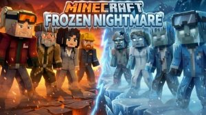 герои против ледяных монстров Майнкрафт