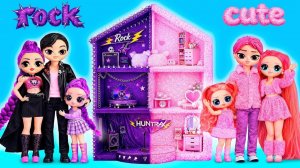 Строим Рок и Милый дом для Кейпоп Охотниц на Демонов! 12 Поделок для кукол L.O.L.