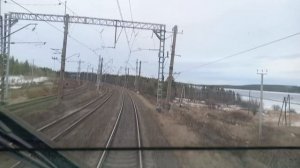 Кандалакша - Африканда глазами Машиниста поезда. Группа в ВК https://vk.ru/club228811651