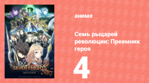 Семь рыцарей революции: Преемник героя 4 серия (аниме-сериал, 2021)