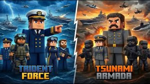 Война флотов: столкновение двух армий в Майнкрафт