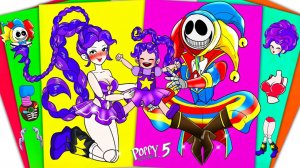 Poppy Playtime 5: СЧАСТЛИВАЯ СЕМЬЯ Прототипа и Лили Лавбрейдс | DIY Книга наклеек