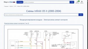 Схемы Infiniti I35 II (2000-2004)