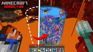 Превратил АД в ОКЕАН за 100 Дней в Майнкрафт ХАРДКОР!