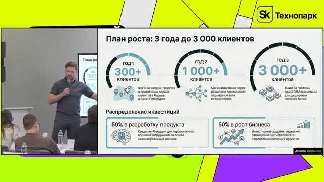 2025-12: Преакселератор Технопарка Сколково. Демо День. Платформа Дожми Продажи.