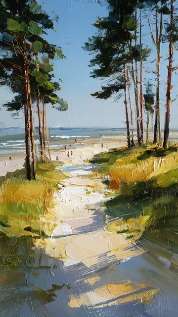 Песчаная дорога (картина #1135) / Арт-студия Нормова