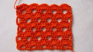 Простые узоры крючком Узор «ЛЕГКИЙ»+ схема.Подробное вязание для начинающих. Как связать Урок 136