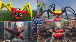 МУЛЬТИКИ: МОЛНИЯ МАКВИН ПОЖИРАТЕЛЬ против ГОЛОДНАЯ ЗВЕЗДА и МОНСТР ТАНК — Битва Гигантов ⚡️